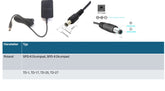 Roland E-Drum Ersatznetzteil 9V 2A Ausgang (18W) 5.5 x 2,1 mm EU (GS) - Center Negativ (Minus)